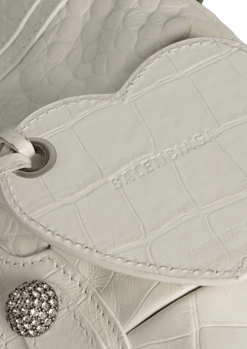 LE CAGOLE S CROCODILE EMBOSSED