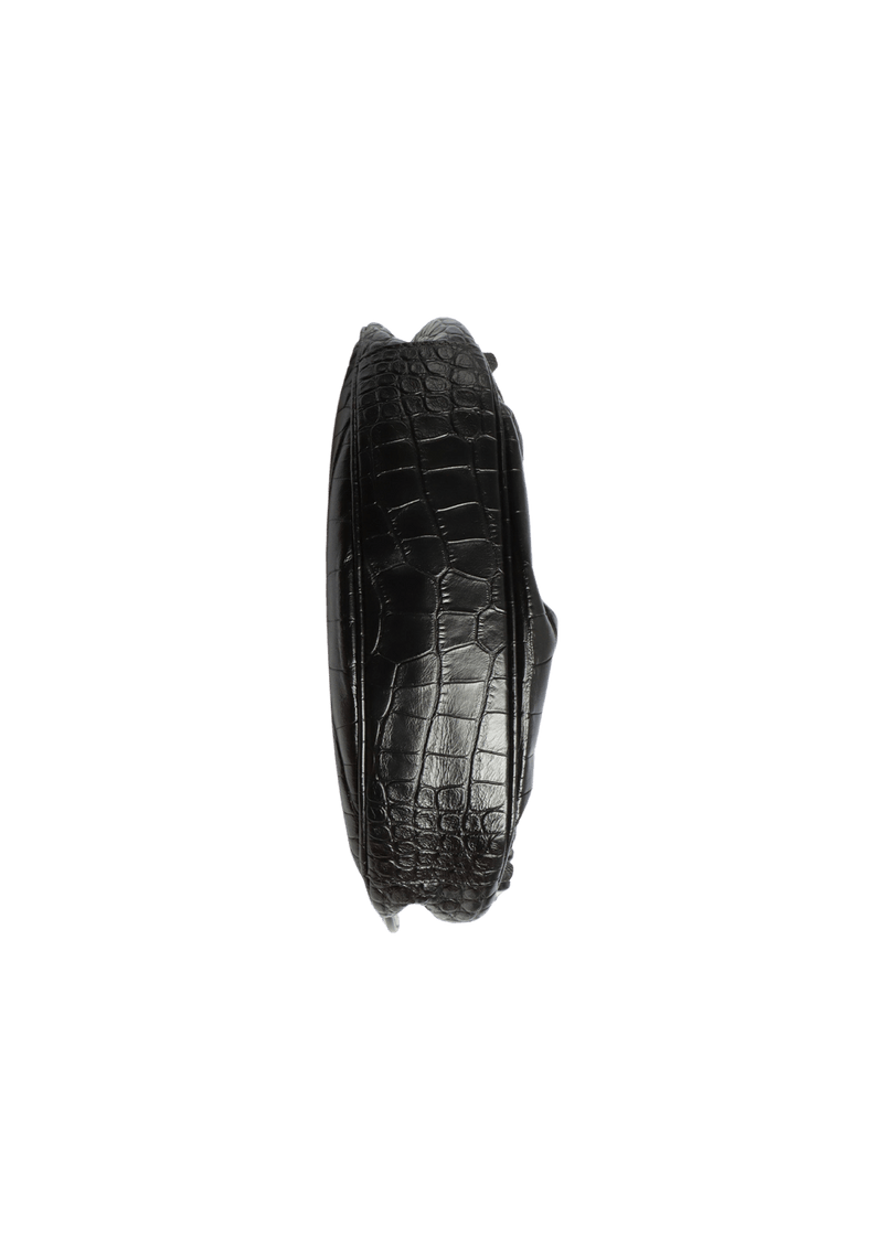 LE CAGOLE XS CROCODILE EMBOSSED