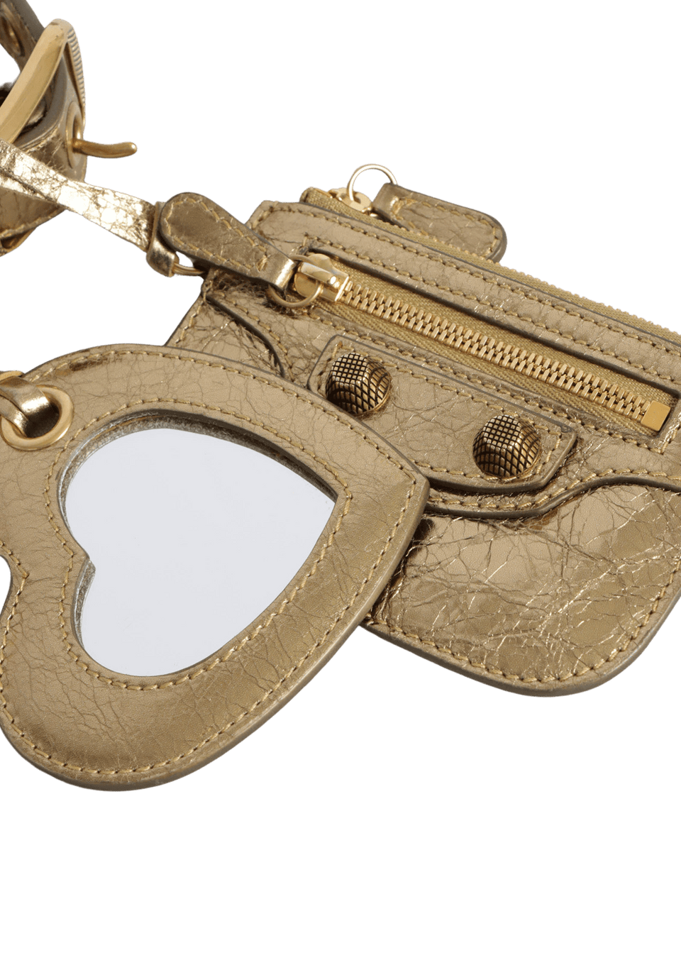 BOLSA BALENCIAGA LE CAGOLE XS DOURADO ORIGINAL – Gringa