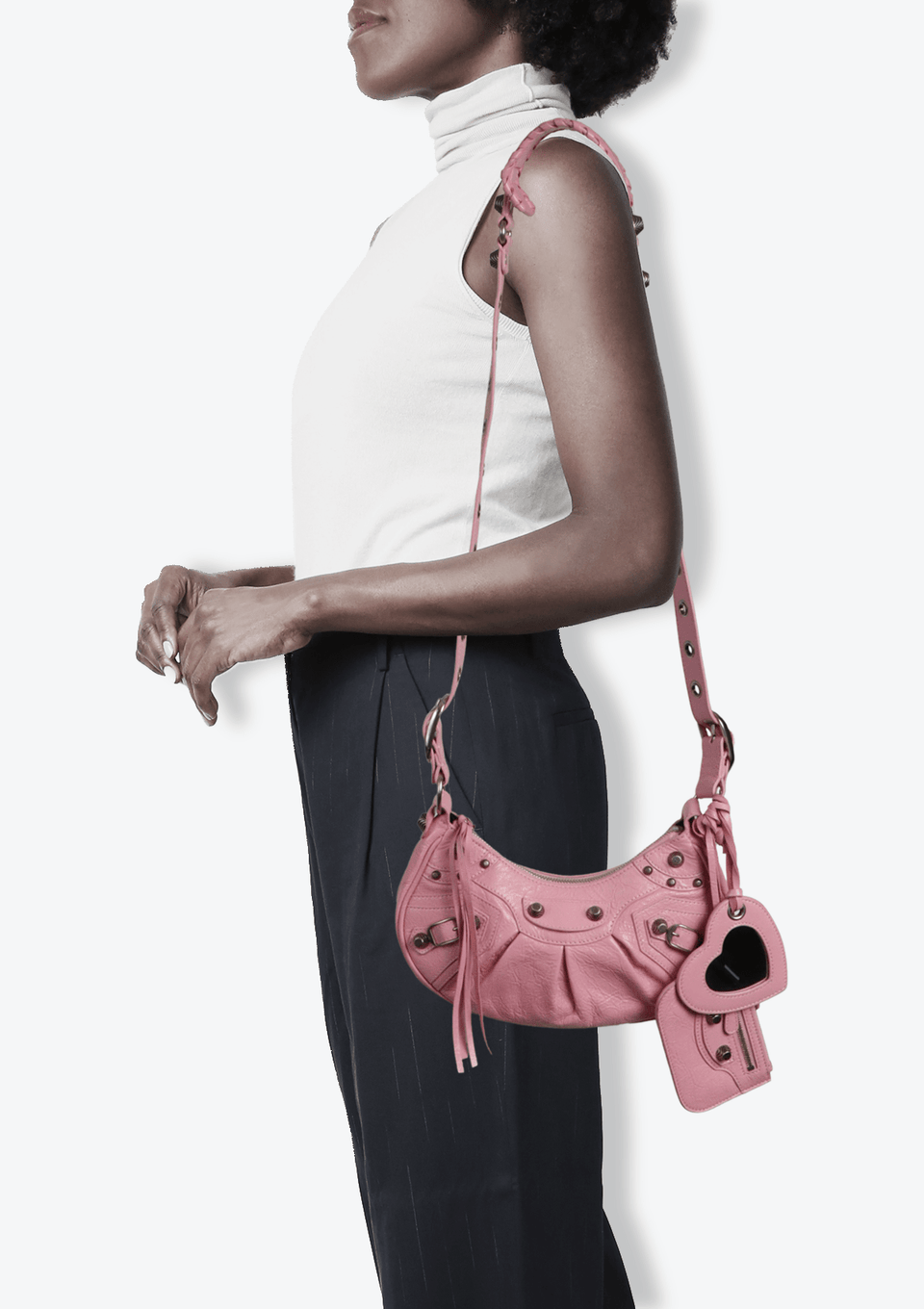 BOLSA BALENCIAGA LE CAGOLE XS ROSA ORIGINAL – Gringa