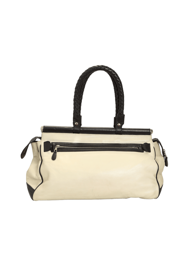 LEATHER HANDLE BAG