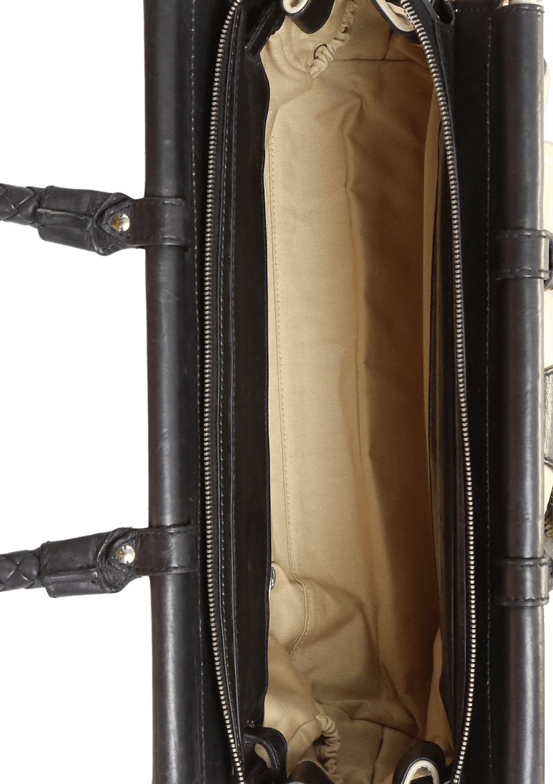 LEATHER HANDLE BAG