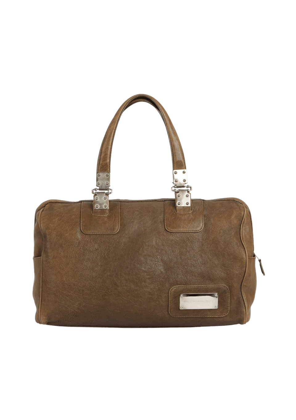 BOLSA BALENCIAGA LEATHER LARGE SHOPPING BAG VERDE ORIGINAL – Gringa