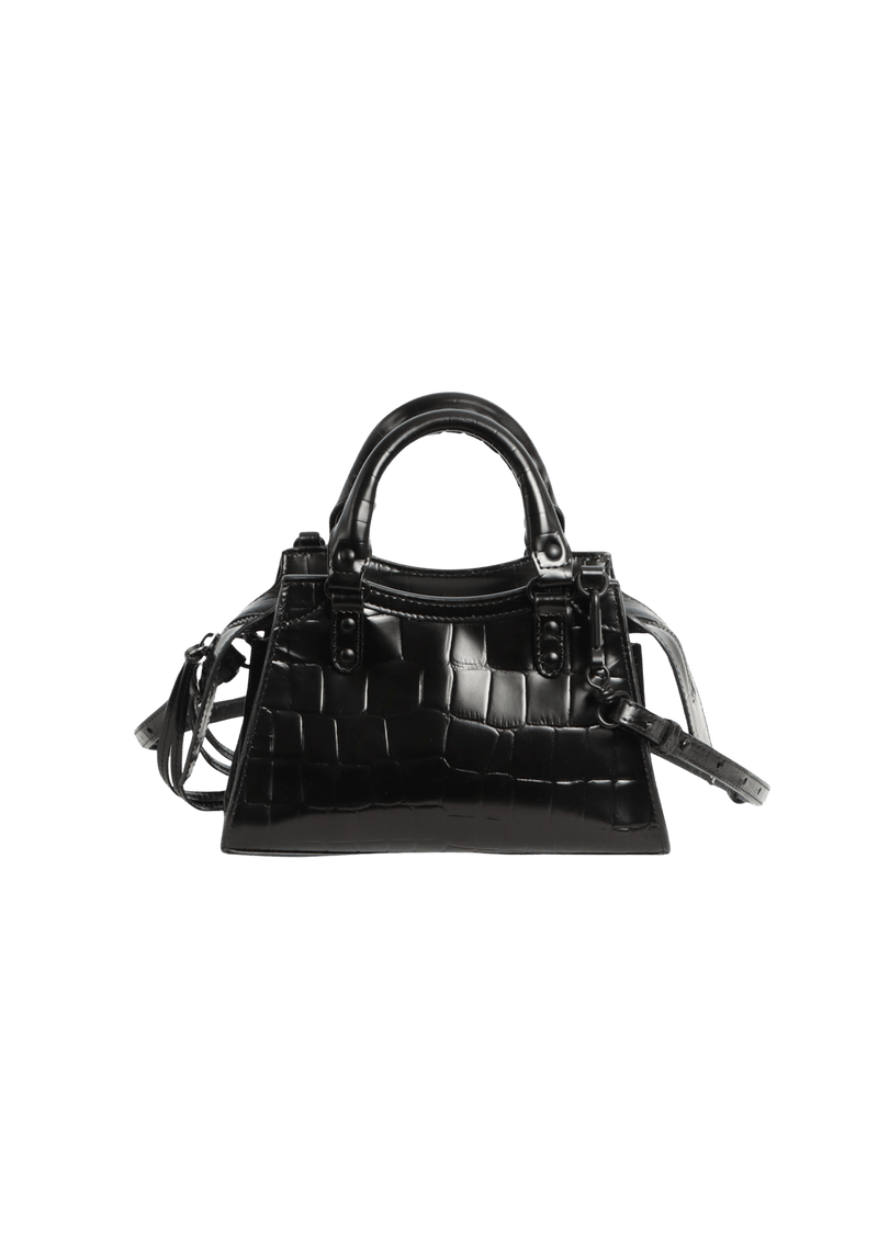 MINI NEO CLASSIC CROCO EMBOSSED BAG