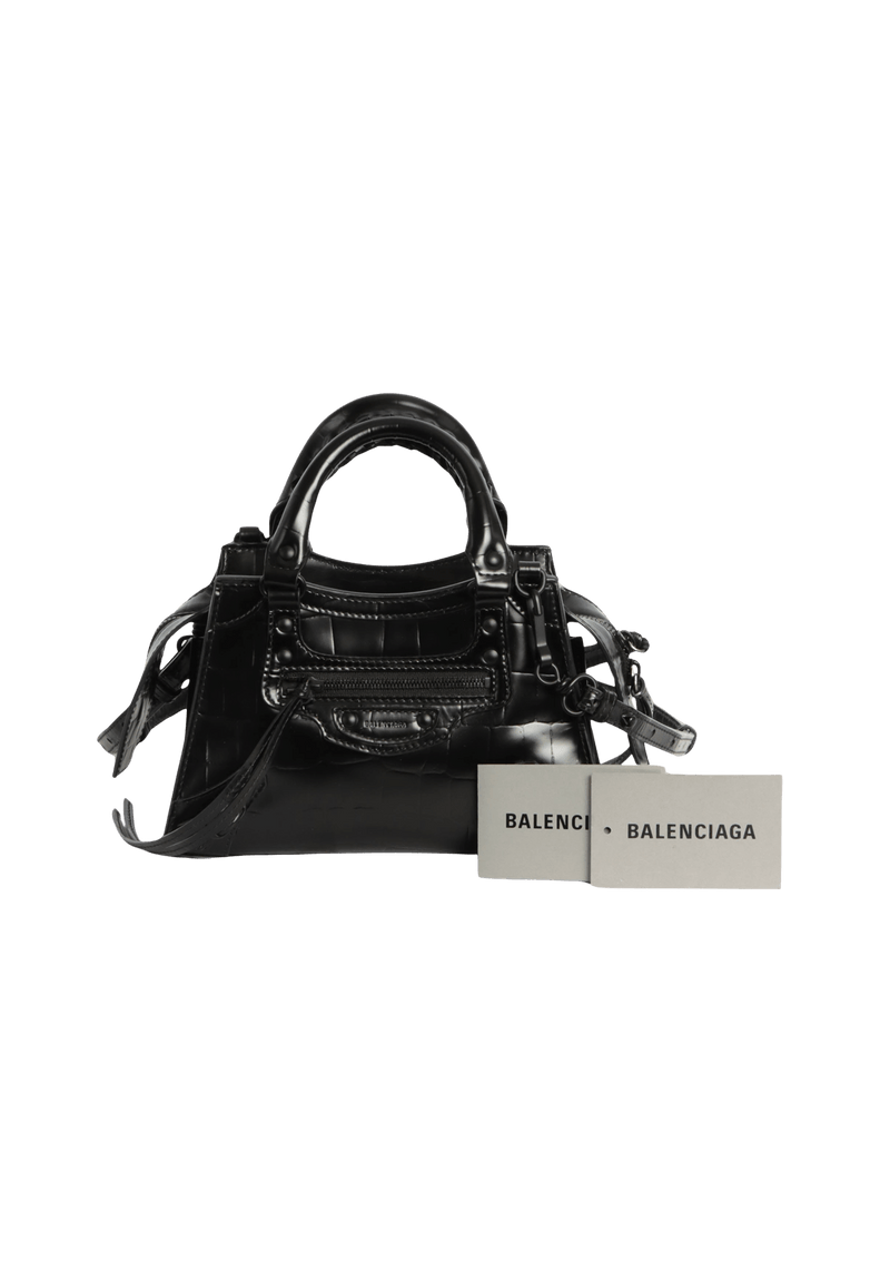 MINI NEO CLASSIC CROCO EMBOSSED BAG