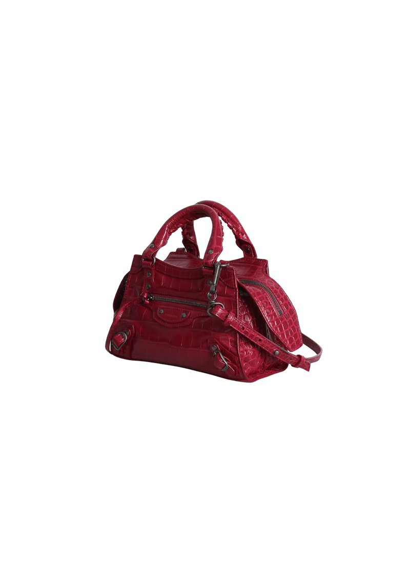 MINI NEO CLASSIC CROCO EMBOSSED BAG