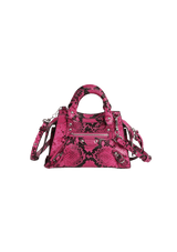 MINI NEO CLASSIC PYTHON EMBOSSED BAG