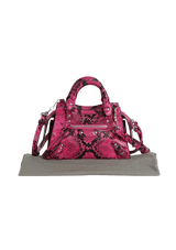 MINI NEO CLASSIC PYTHON EMBOSSED BAG