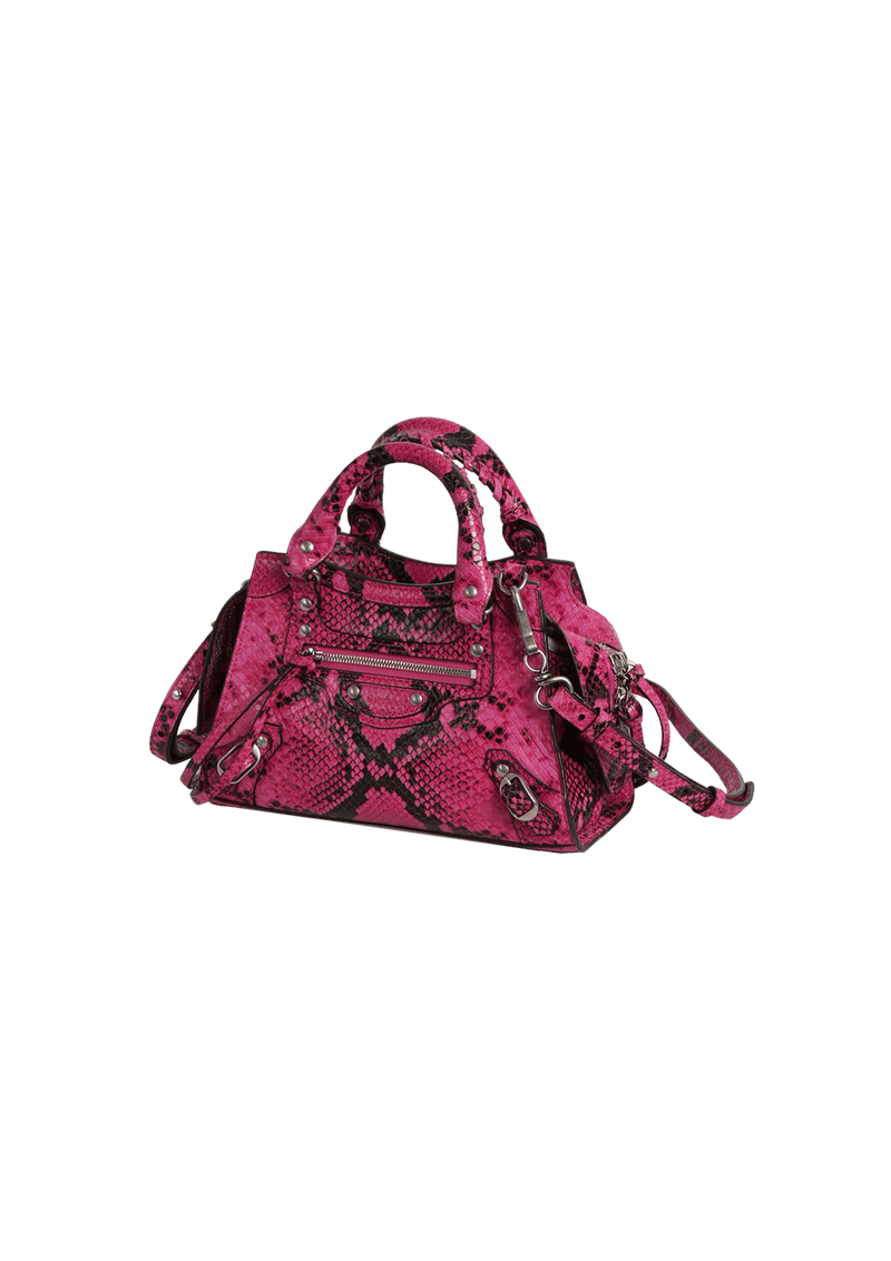 MINI NEO CLASSIC PYTHON EMBOSSED BAG