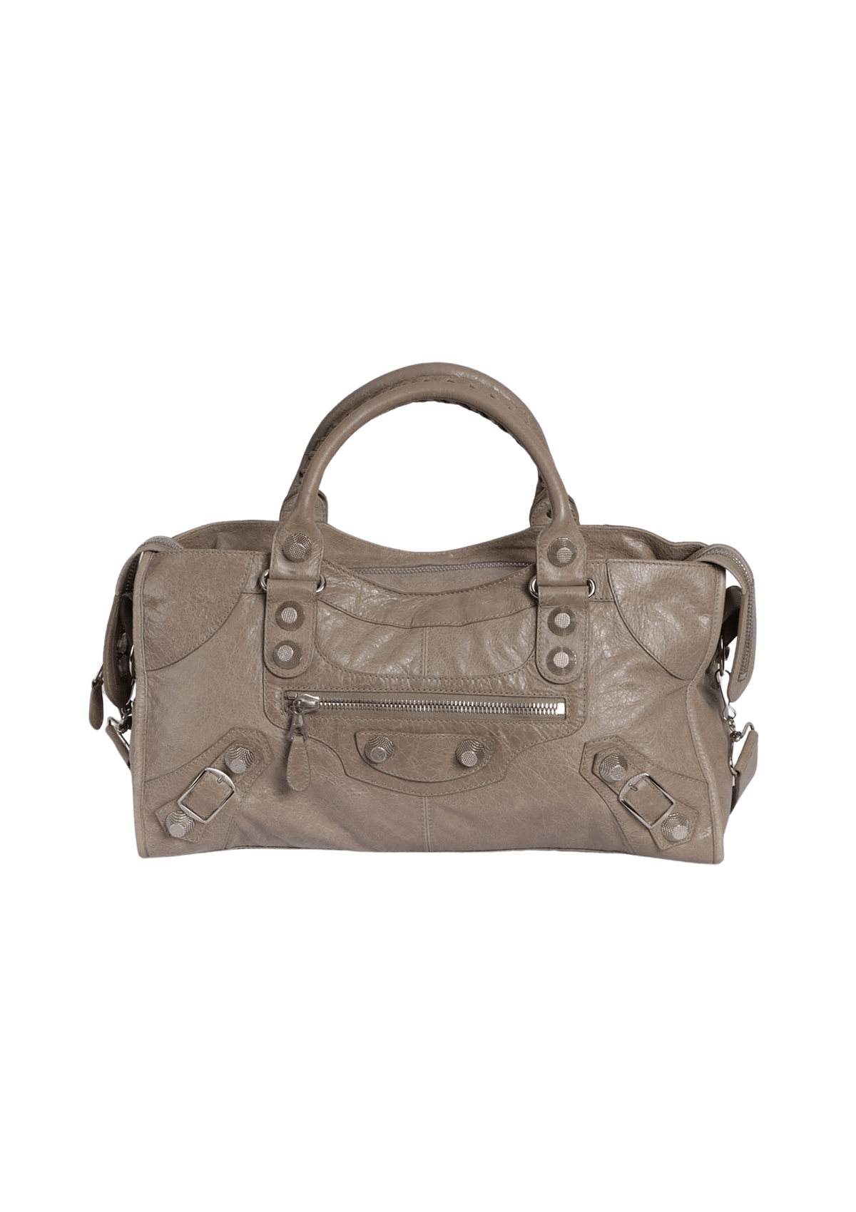 BOLSA BALENCIAGA MOTOCROSS CITY GIANT 21 CINZA ORIGINAL – Gringa