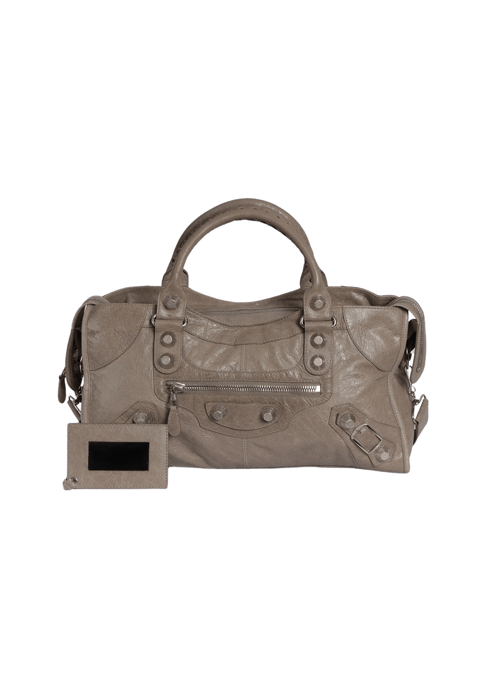 BOLSA BALENCIAGA MOTOCROSS CITY GIANT 21 CINZA ORIGINAL – Gringa