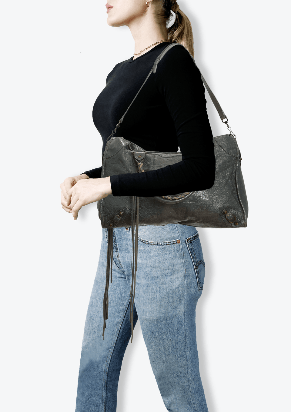 balenciaga 17 spring ミリタリーベスト Bolsa le city média
