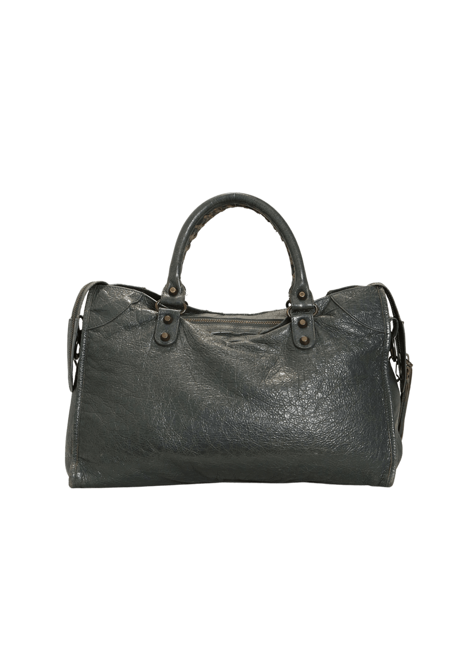 BOLSA BALENCIAGA MOTOCROSS CLASSIC CITY CINZA ORIGINAL – Gringa