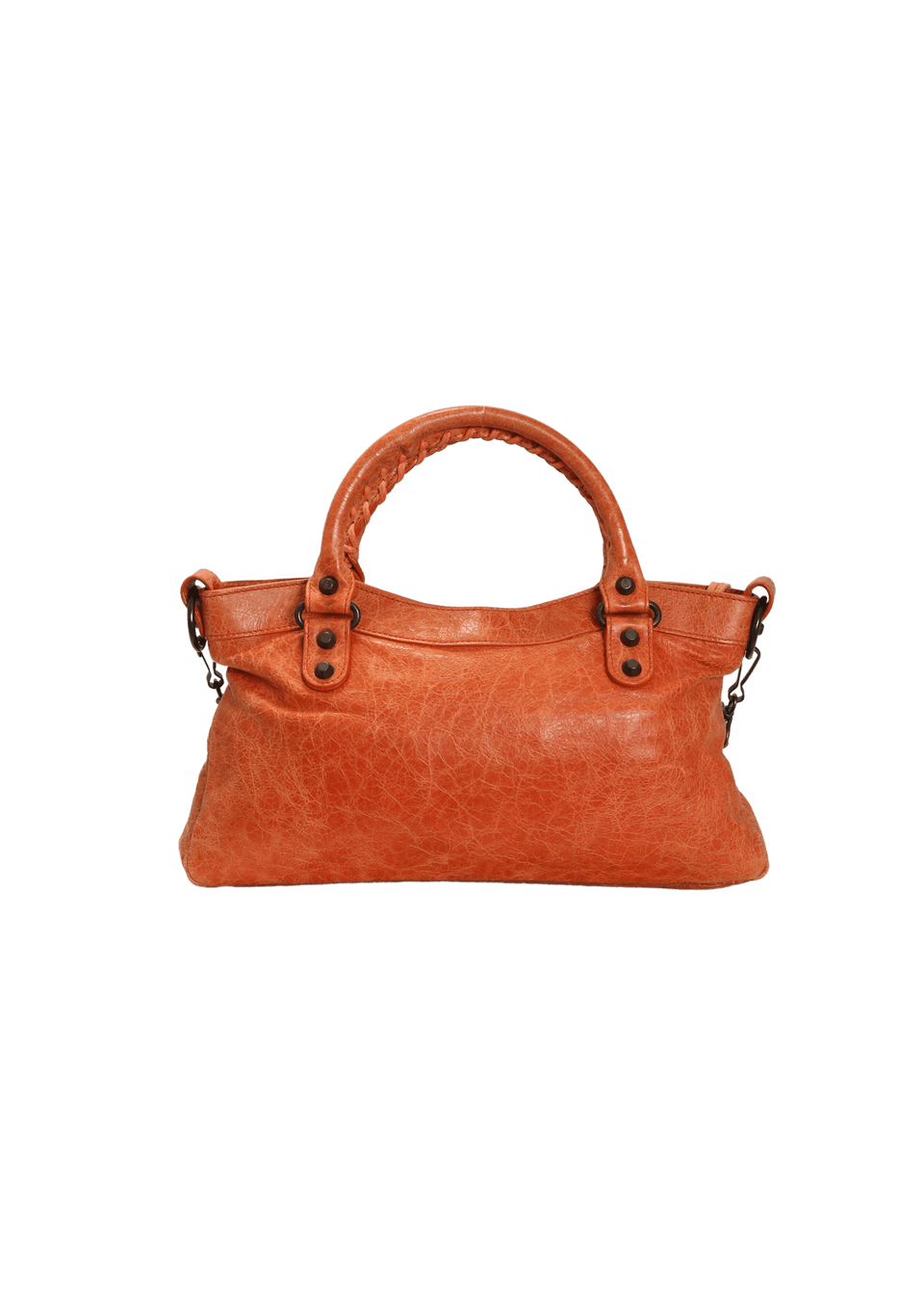 BOLSA BALENCIAGA MOTOCROSS CLASSIC FIRST LARANJA ORIGINAL – Gringa