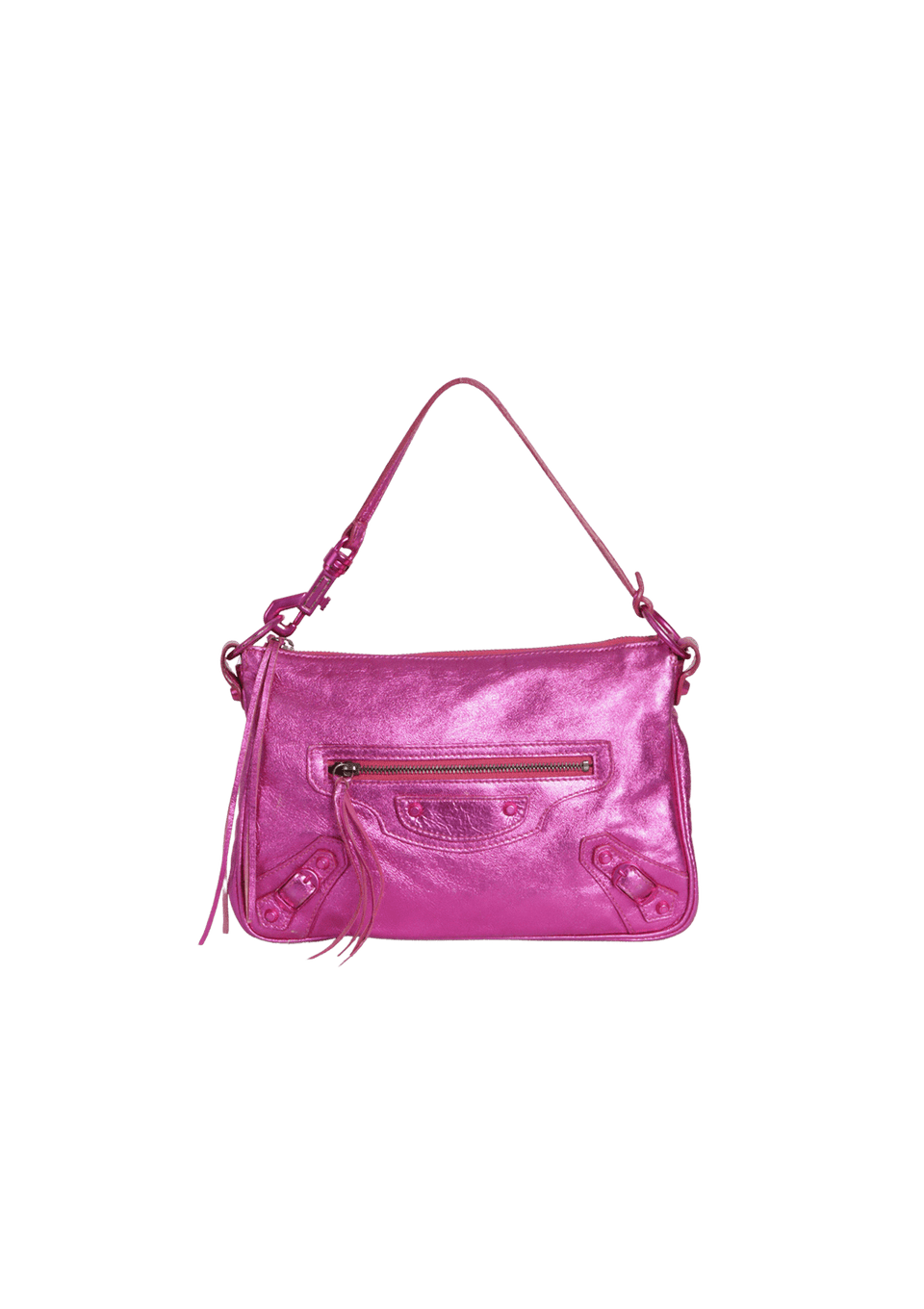 BOLSA BALENCIAGA MOTOCROSS CLASSIC HIP BAG ROSA ORIGINAL – Gringa