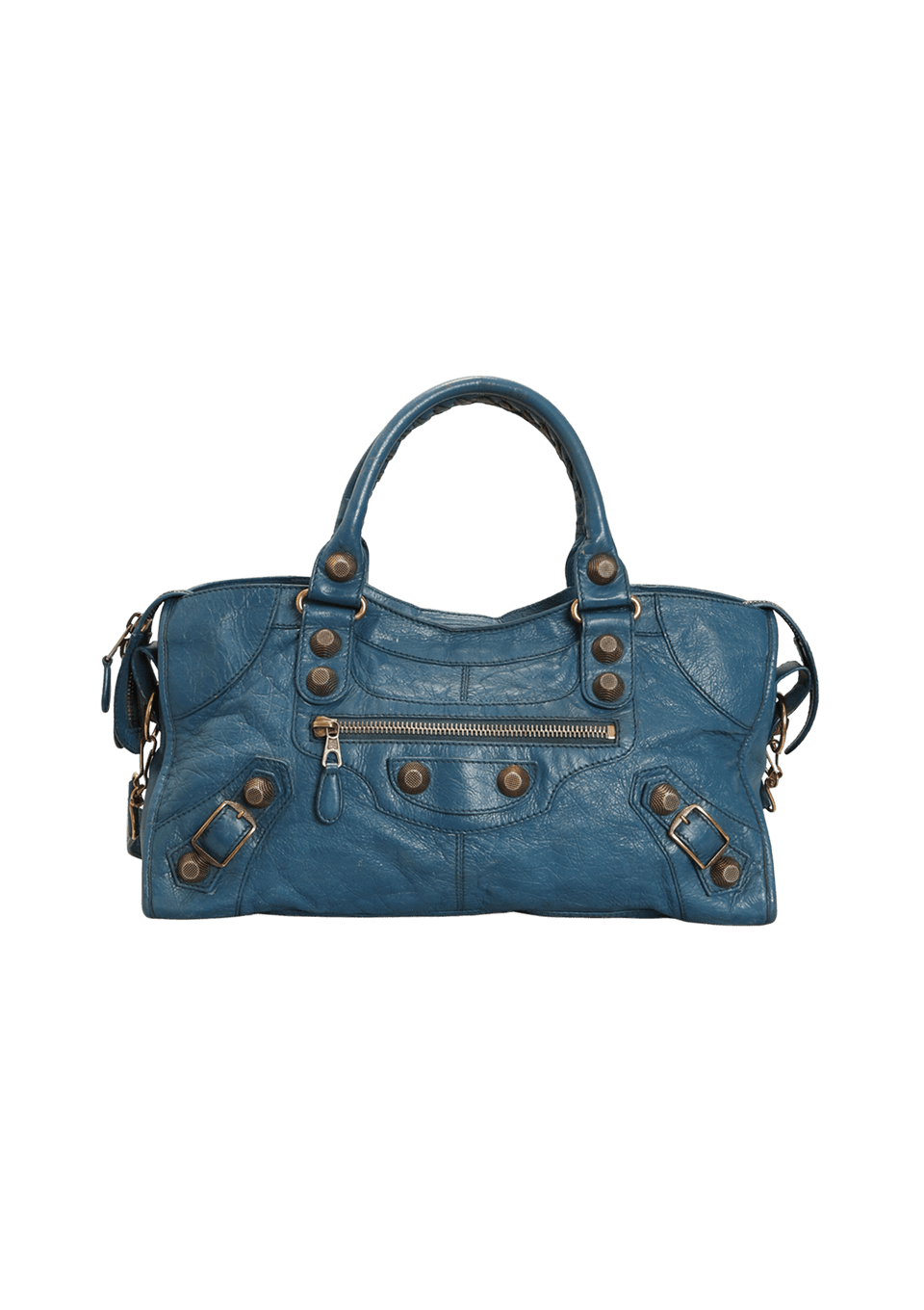 BOLSA BALENCIAGA MOTOCROSS GIANT 12 PART-TIME AZUL ORIGINAL – Gringa