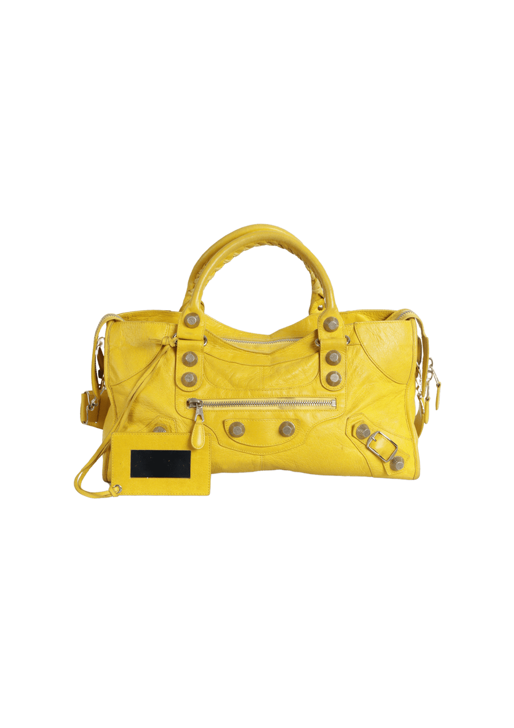 BOLSA BALENCIAGA MOTOCROSS GIANT 21 CITY AMARELO ORIGINAL – Gringa