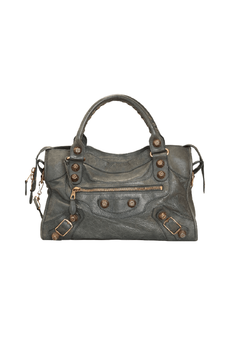 BOLSA BALENCIAGA MOTOCROSS GIANT 21 CITY CINZA ORIGINAL – Gringa