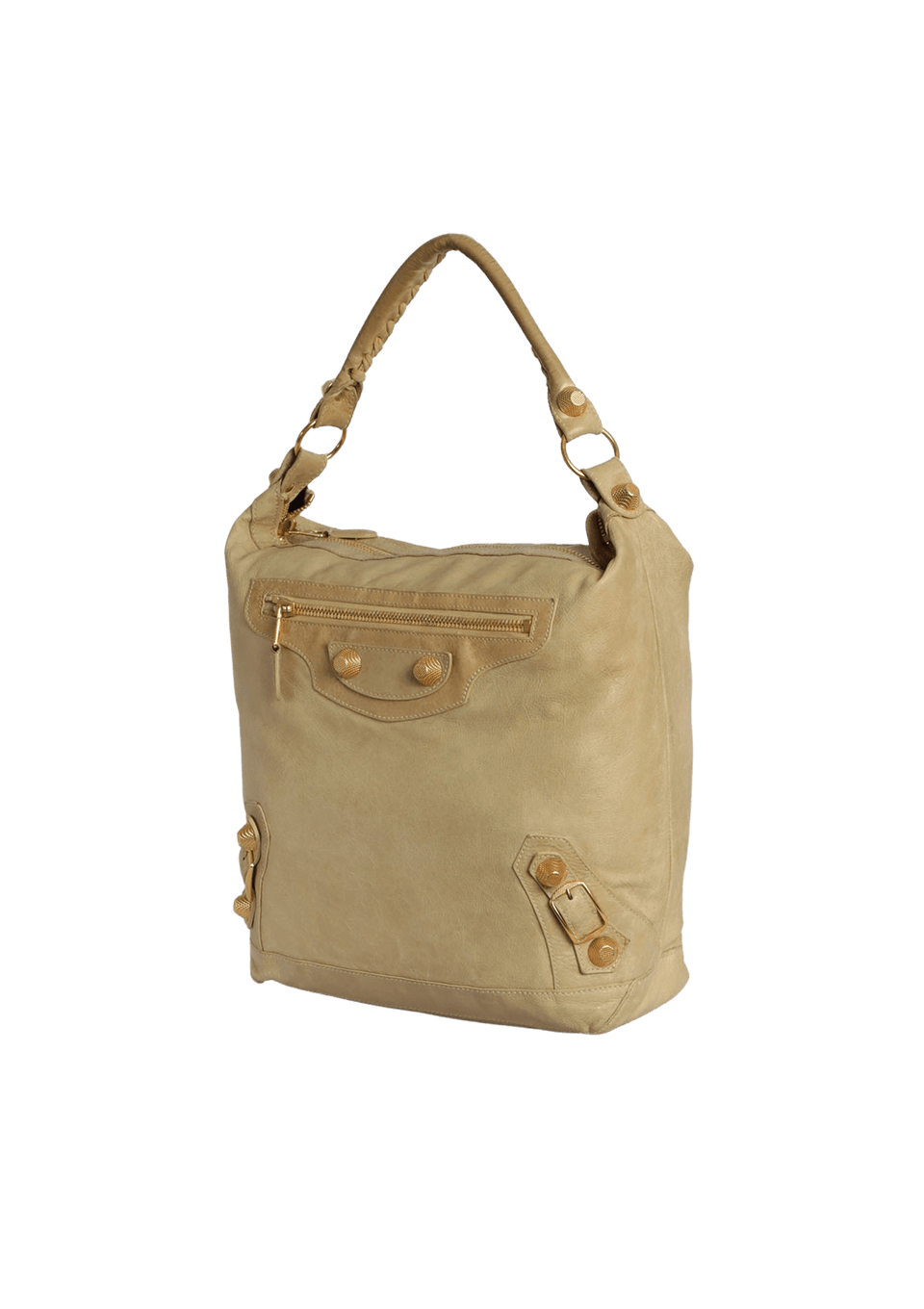 BOLSA BALENCIAGA MOTOCROSS GIANT 21 DAY HOBO BEGE ORIGINAL – Gringa