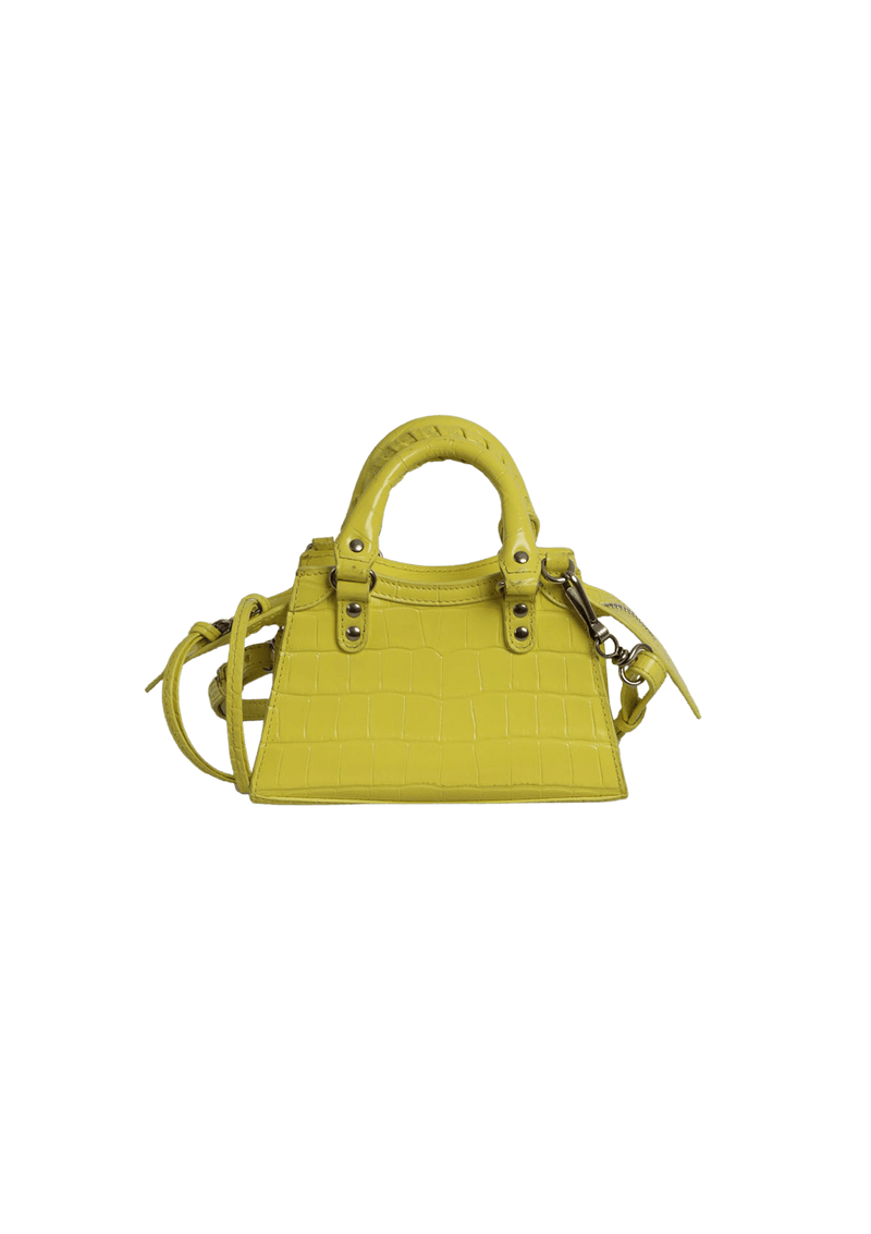 NANO NEO CLASSIC CROCO EMBOSSED BAG