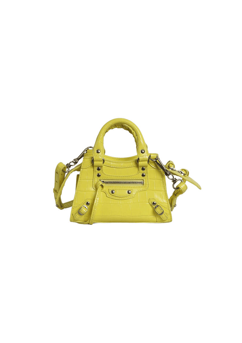 NANO NEO CLASSIC CROCO EMBOSSED BAG