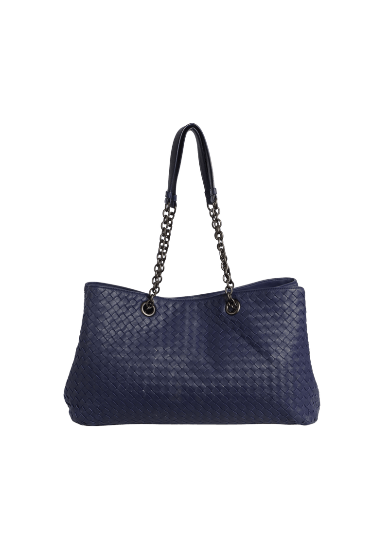 INTRECCIATO DOUBLE CHAIN TOTE