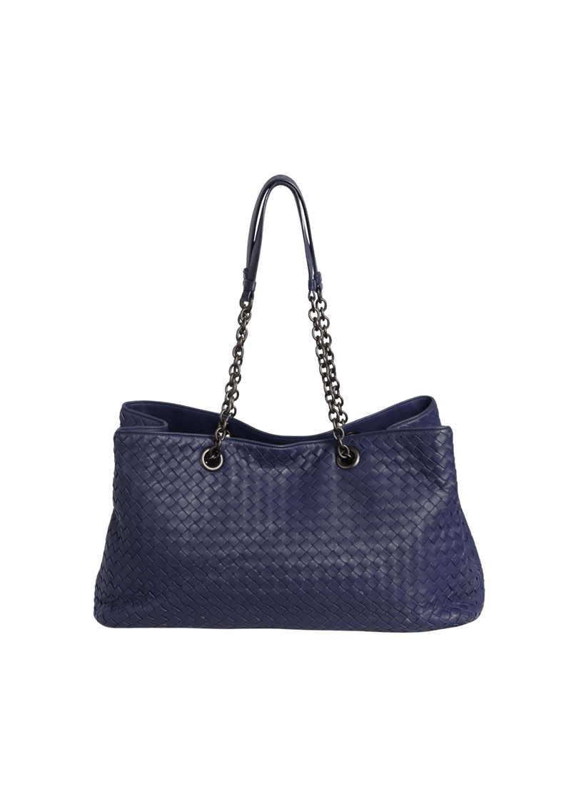 INTRECCIATO DOUBLE CHAIN TOTE