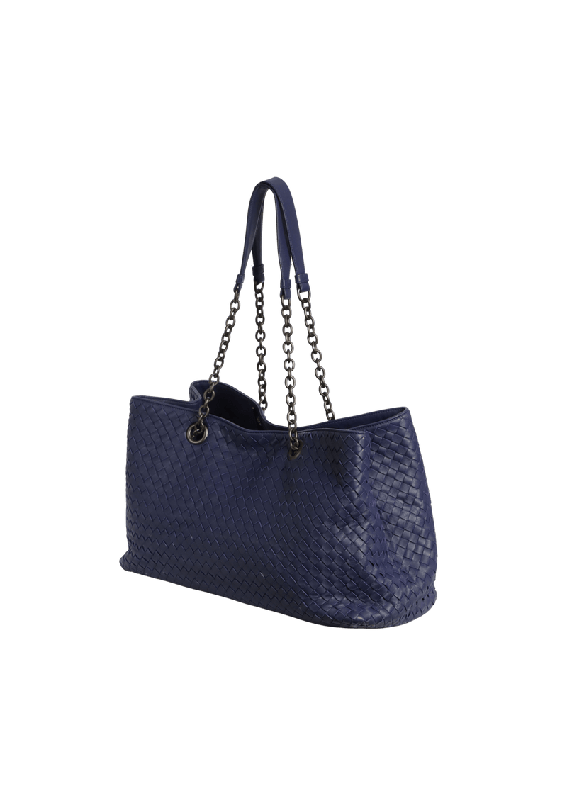 INTRECCIATO DOUBLE CHAIN TOTE