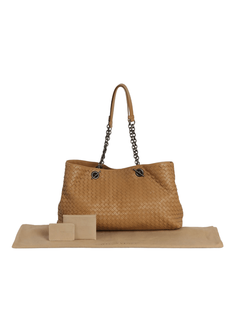 INTRECCIATO DOUBLE CHAIN TOTE