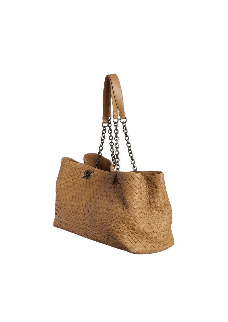 INTRECCIATO DOUBLE CHAIN TOTE