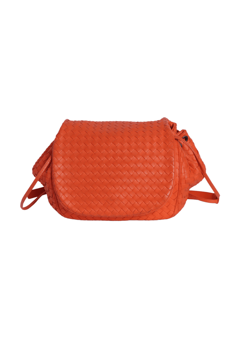 INTRECCIATO FLAP MESSENGER BAG