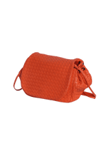 INTRECCIATO FLAP MESSENGER BAG