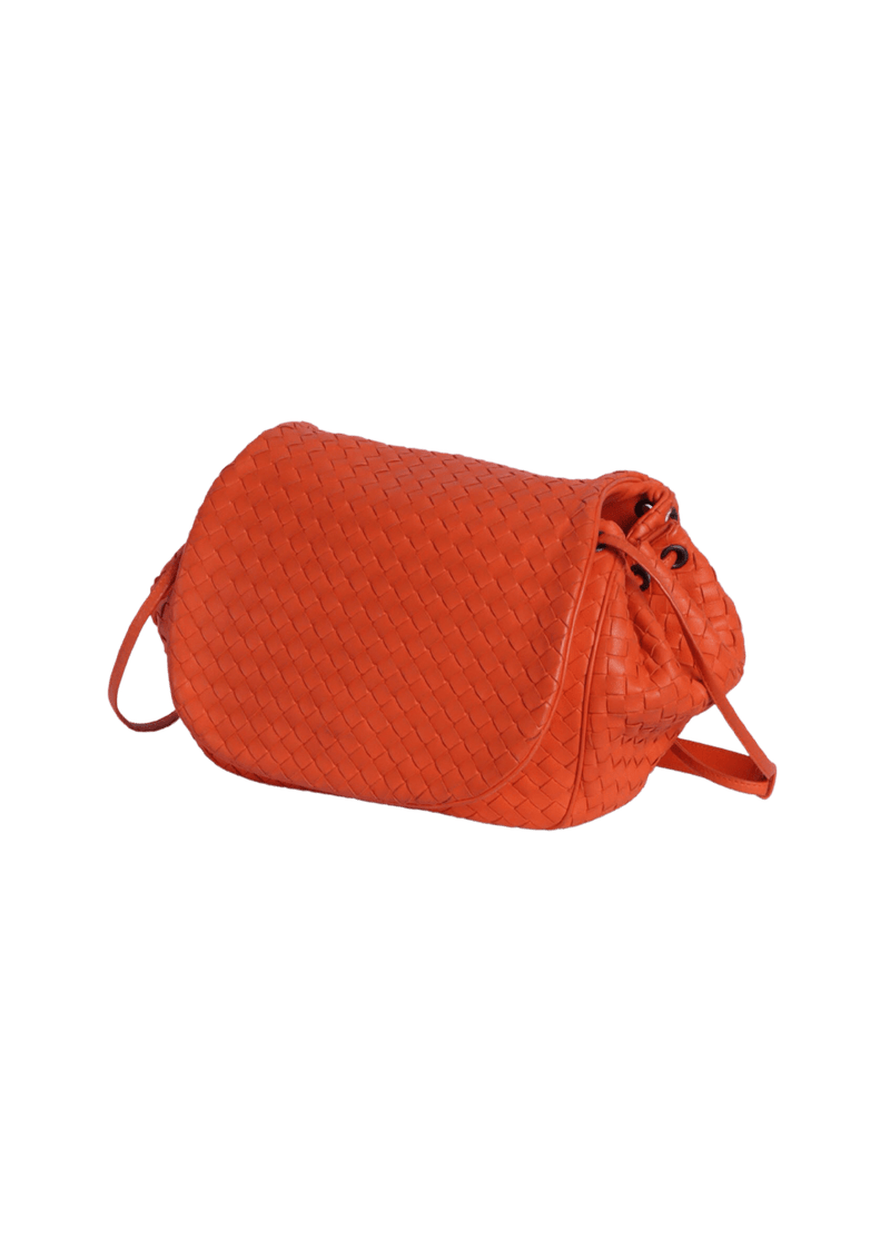 INTRECCIATO FLAP MESSENGER BAG