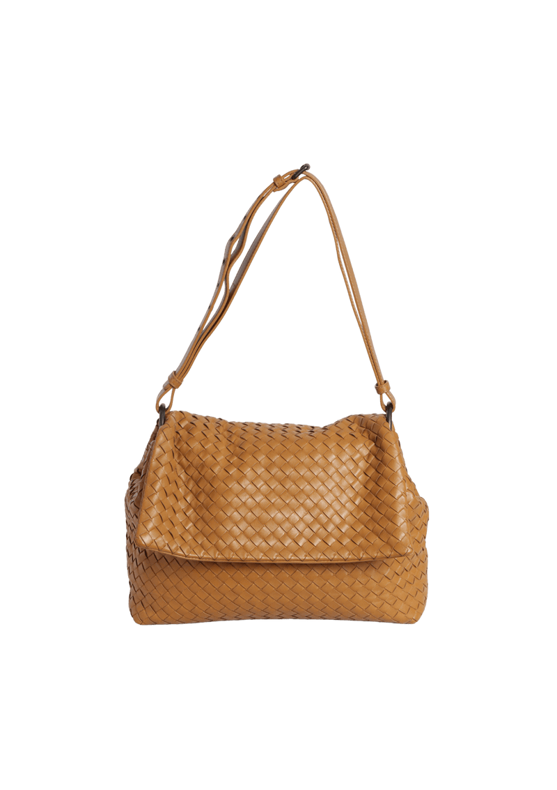 INTRECCIATO FLAP SHOULDER BAG