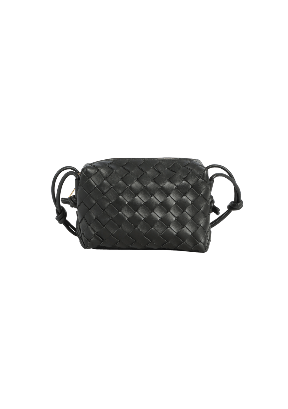 BOLSA BOTTEGA VENETA INTRECCIATO MINI LOOP BAG PRETO ORIGINAL – Gringa