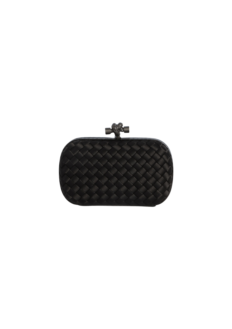 INTRECCIATO SATIN KNOT CLUTCH