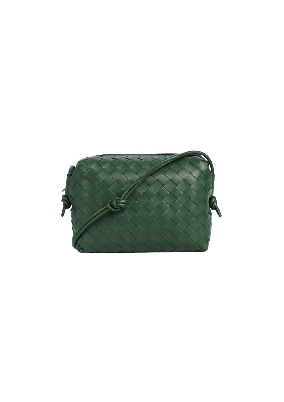 BOLSA BOTTEGA VENETA INTRECCIATO SMALL LOOP BAG VERDE ORIGINAL