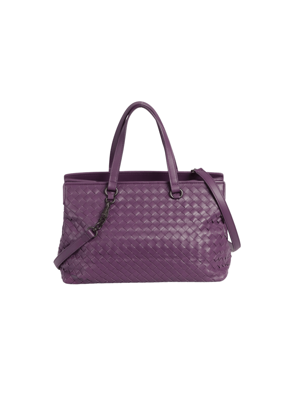 BOLSA BOTTEGA VENETA INTRECCIATO TOTE ROXO ORIGINAL – Gringa