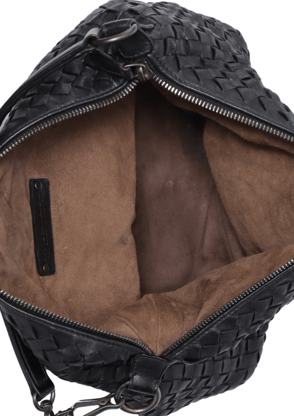 BOLSA BOTTEGA VENETA INTRECCIATO ZIP HOBO PRETO ORIGINAL – Gringa