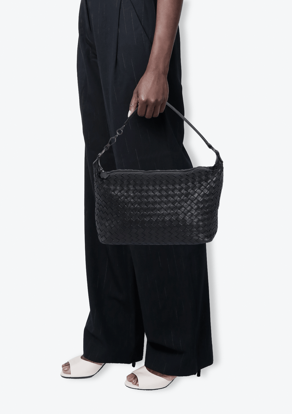 BOLSA BOTTEGA VENETA INTRECCIATO ZIP HOBO PRETO ORIGINAL – Gringa
