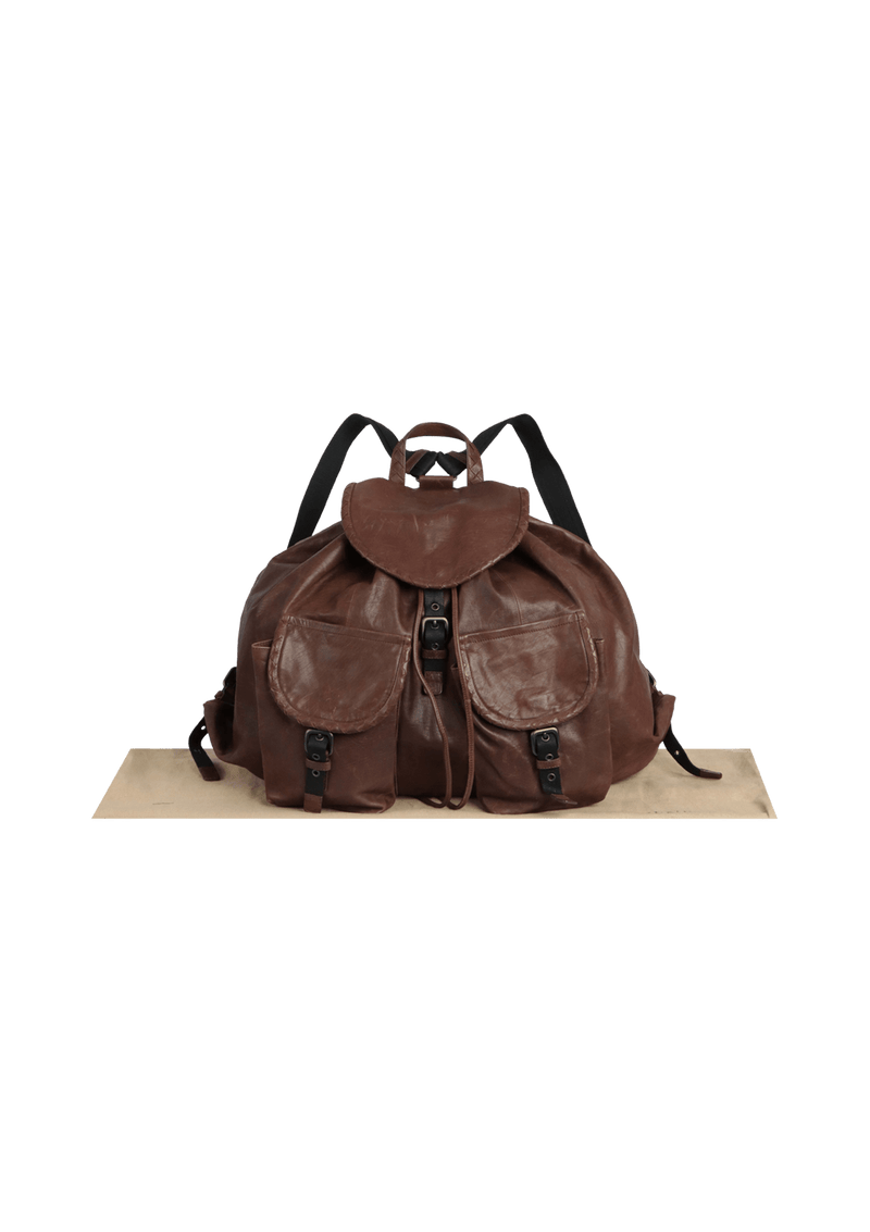 LEATHER BACKPACK