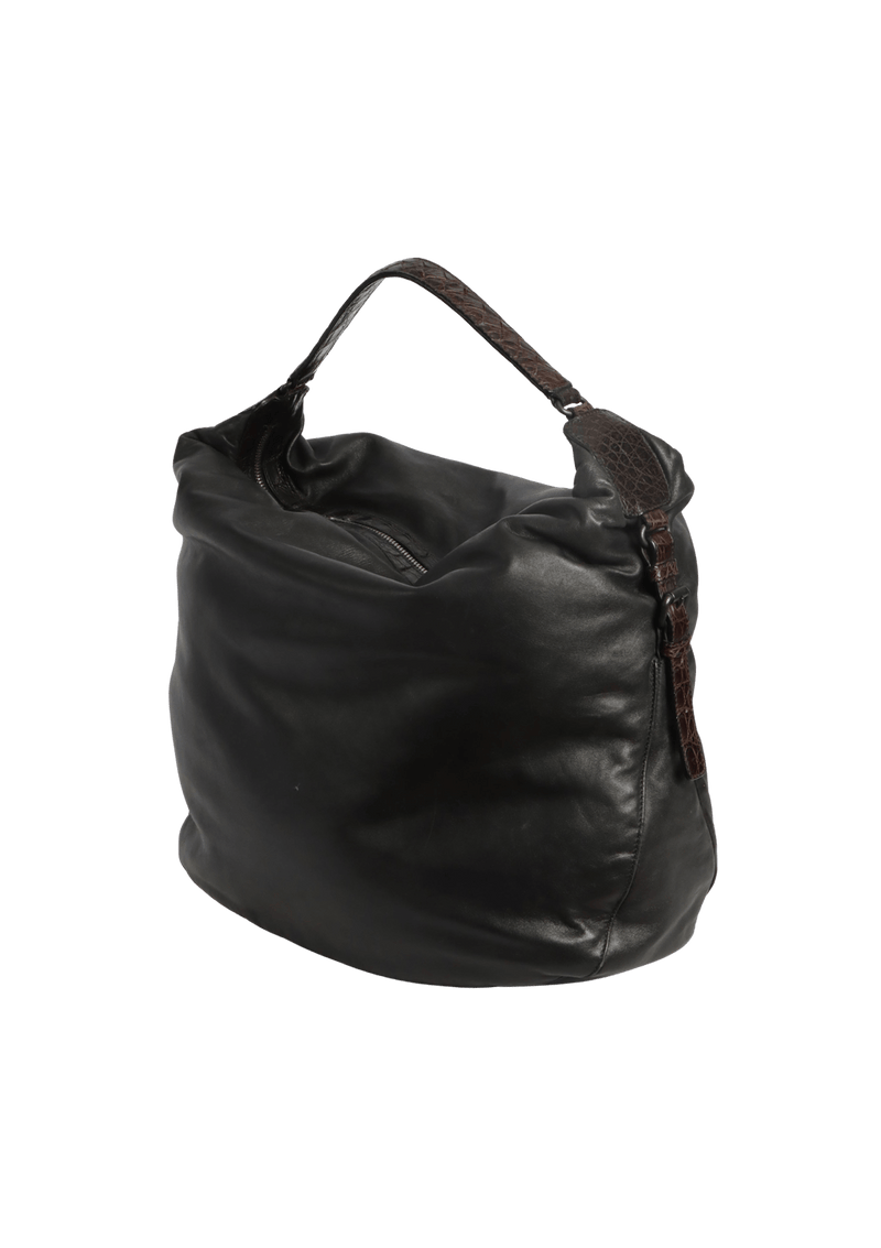 LEATHER HOBO BAG