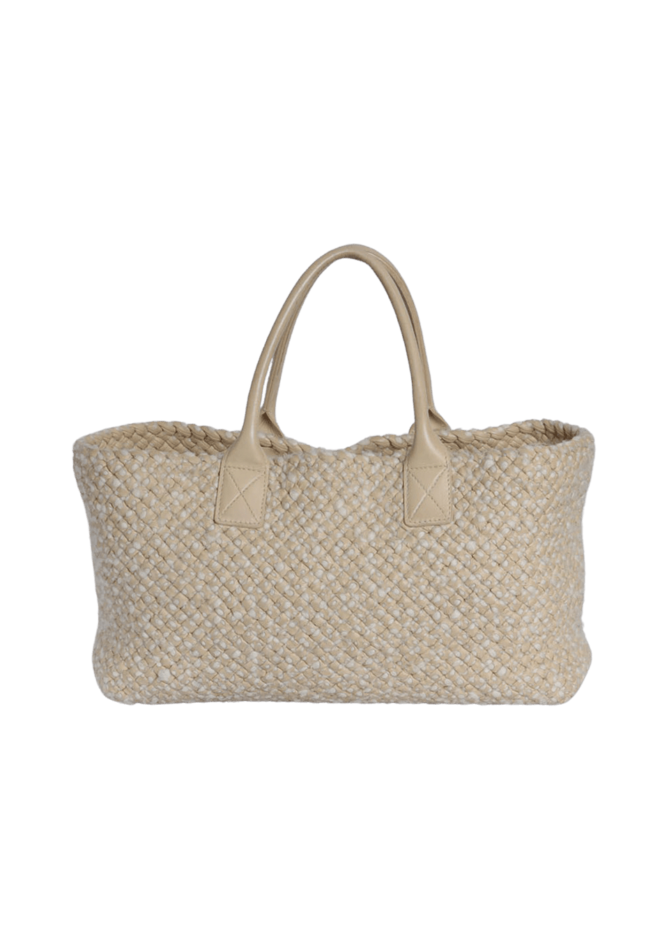 バッグ BOTTEGA VENETA BOLSA BOTTEGA VENETA LIMITED EDITION WOVEN CABAT TOTE BEGE