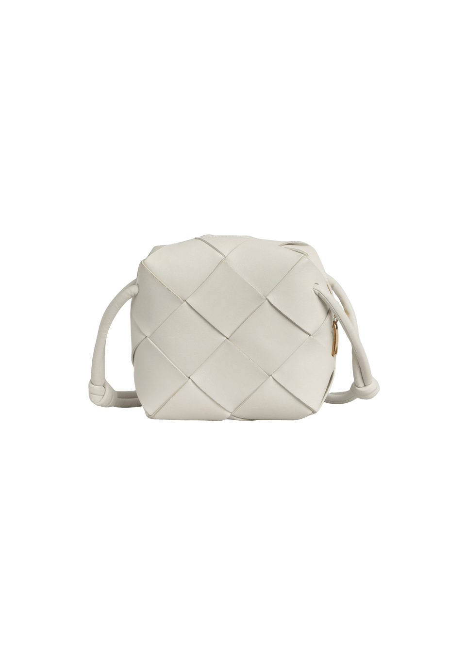 BOLSA BOTTEGA VENETA MAXI INTRECCIATO CASSETTE CAMERA BAG BRANCO