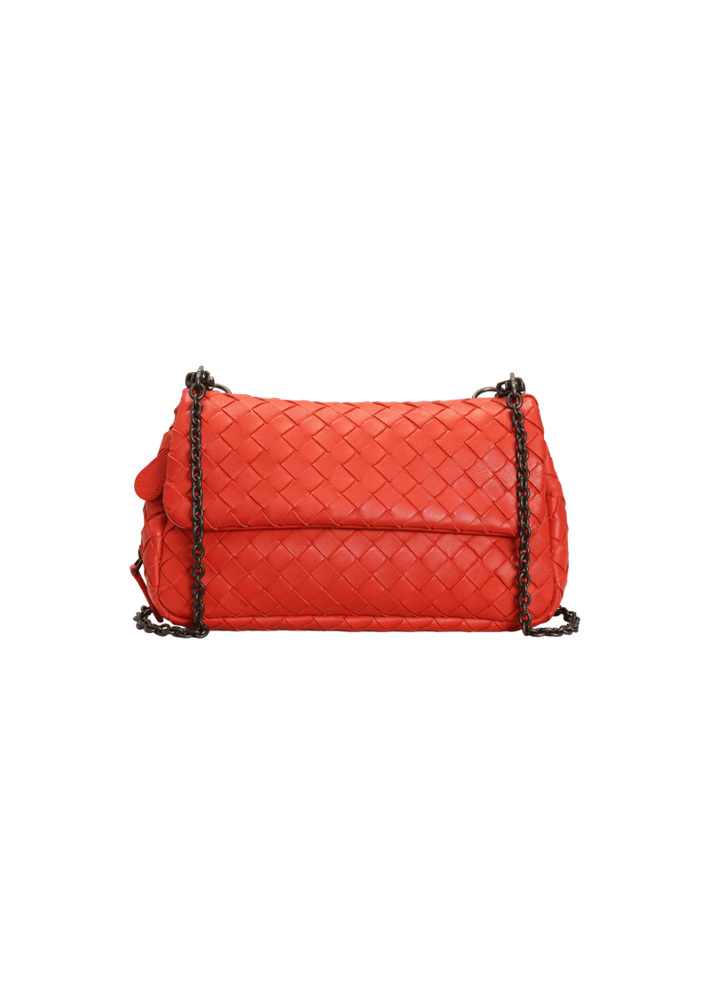 MINI INTRECCIATO FLAP BAG