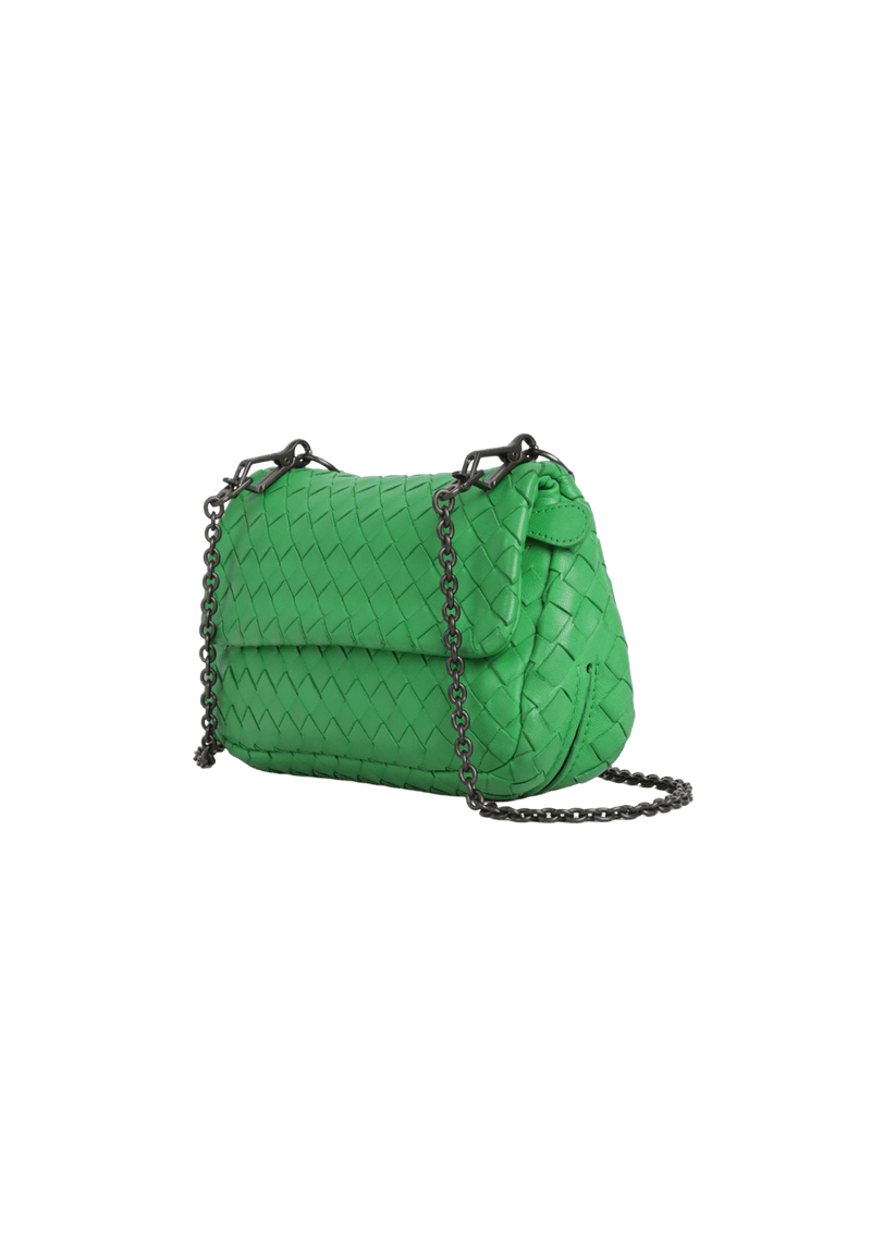 MINI INTRECCIATO FLAP BAG