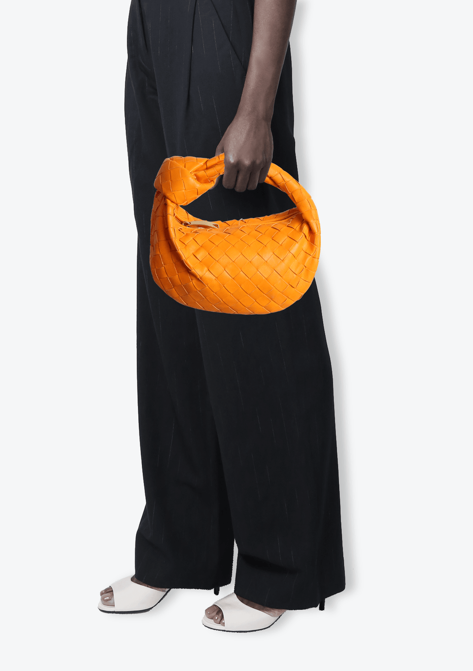 BOLSA BOTTEGA VENETA MINI JODIE LARANJA ORIGINAL – Gringa