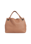 NAPPA INTRECCIATO LEATHER TOTE