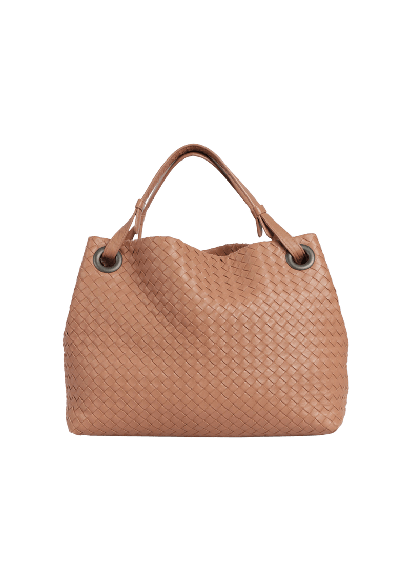 NAPPA INTRECCIATO LEATHER TOTE