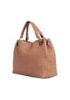 NAPPA INTRECCIATO LEATHER TOTE